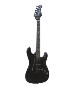 DIMAVERY ST-203 E-Guitar, gothic black