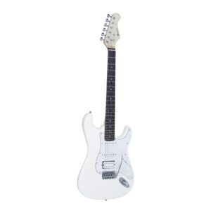 DIMAVERY ST-312 E-Guitar, white