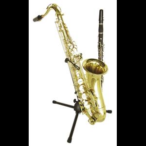 DIMAVERY Stand f. Saxophone + 1 Clarinet