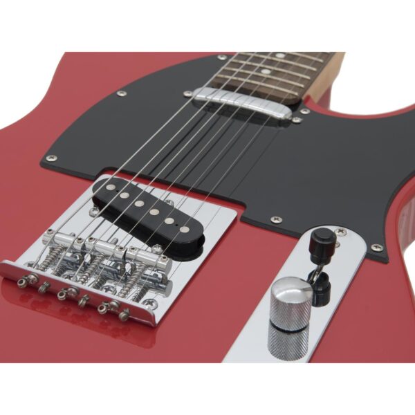 DIMAVERY TL-401 E-Guitar, red