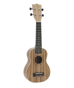 DIMAVERY UK-400 Ukulele soprano "Zebrawood"