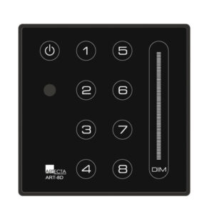 Domotion ART-8D controller a 8 canali, Nero