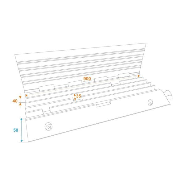 EUROLITE Cablebridge 5 Channels 900x500x50mm