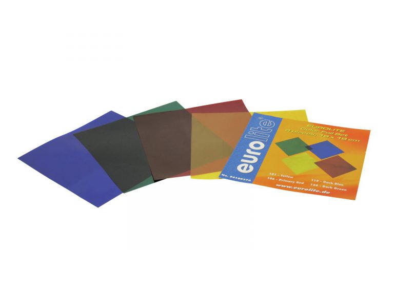EUROLITE Color-Foil Set 19x19cm, four colors