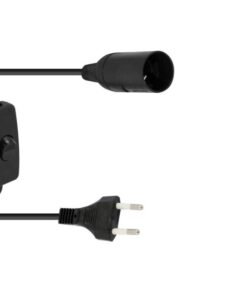 EUROLITE E-27 Socket Power Cable, Plug, Switch