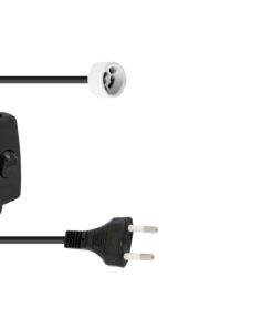 EUROLITE GU-10 Socket Power Cable, Plug, Switch