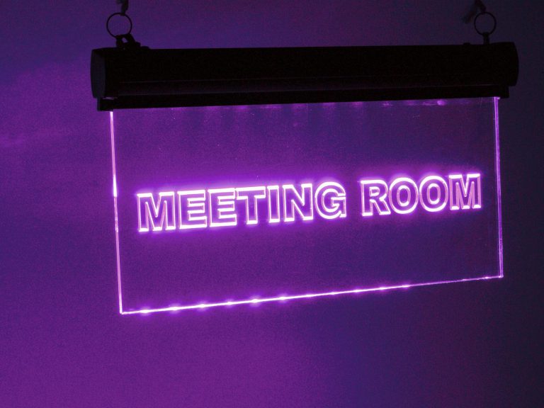 EUROLITE LED sign Meetingroom, RGB