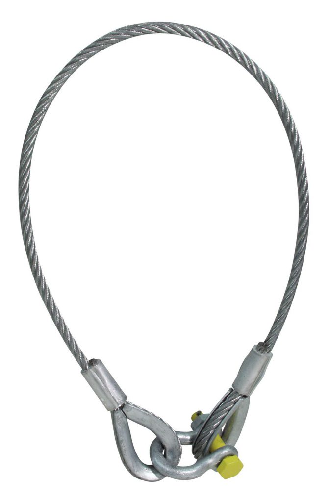 EUROLITE Lifting rope 1000x10mm w. Shackle -400kg