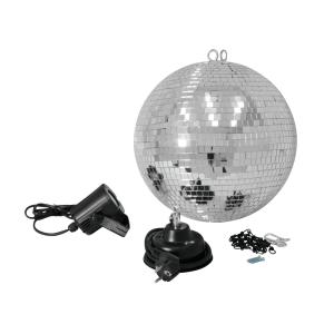 EUROLITE Mirror Ball Set 30cm with LED Spot