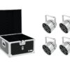 EUROLITE Set 4x LED PAR-56 QCL Short sil + EPS Case