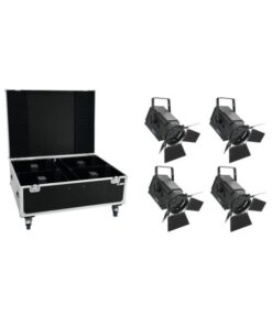 EUROLITE Set 4x LED THA-250F + Case