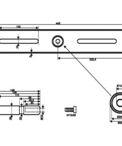 EUROLITE TAH-52 Truss Adapter w/ TV Pin