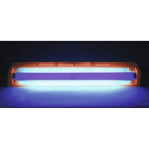 EUROLITE UV tube complete fixture 45cm 15W ABS red