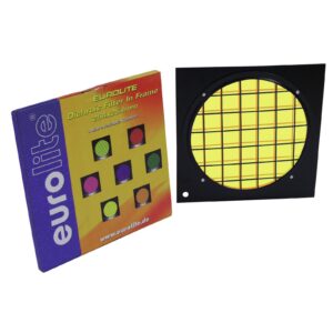 EUROLITE Yellow Dichroic Filter black Frame PAR-64