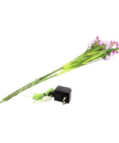 EUROPALMS Arum set, 3 branches with LEDs, pink 85cm