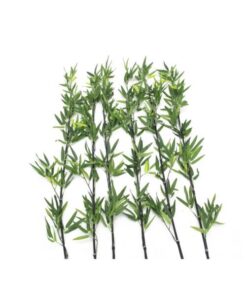 EUROPALMS Bamboo tube with leaves, 180cm, sixpack