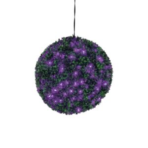 EUROPALMS Boxwood ball with purple LEDs, 40cm