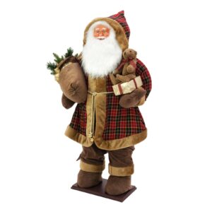 EUROPALMS Bushy beard Santa, inflatable with integrated pump, 16