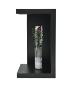 EUROPALMS Crystal rose, burgundy 81cm 12x