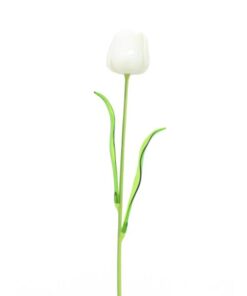 EUROPALMS Crystal tulip, white 61cm 12x