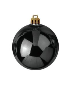 EUROPALMS Deco Ball 10cm, black 4x