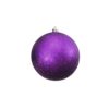 EUROPALMS Deco Ball 10cm, purple, glitter