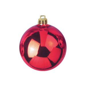 EUROPALMS Deco Ball 10cm, red 4x