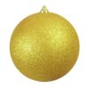 EUROPALMS Deco Ball 20cm, gold, glitter