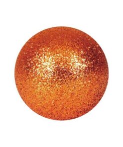 EUROPALMS Deco Ball 3,5cm, copper, glitter 48x