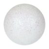 EUROPALMS Deco Ball 3,5cm, white, glitter 48x