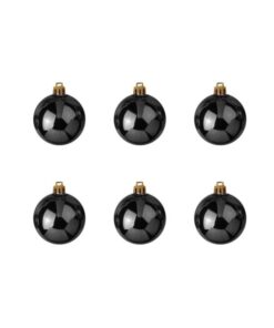EUROPALMS Deco Ball 7cm, black 6x