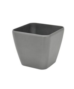 EUROPALMS Deco pot LUNA-33, rectangular, silver