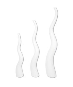 EUROPALMS Design vase WAVE-100, white