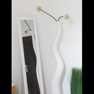 EUROPALMS Design vase WAVE-125, white