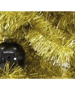 EUROPALMS Fir tree FUTURA, gold metallic, 210cm