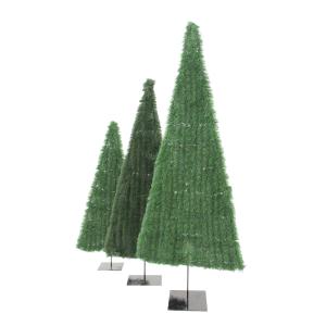 EUROPALMS Fir tree, flat, light green, 150cm