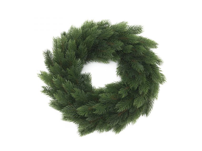 EUROPALMS Fir wreath, PE, 45cm
