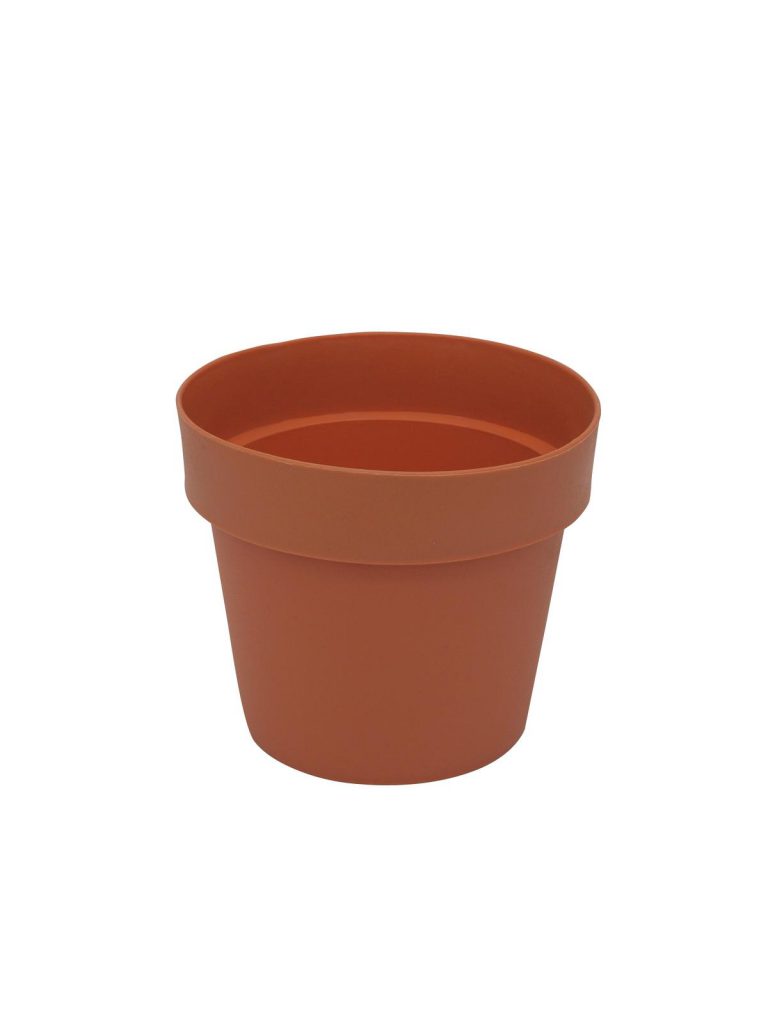 EUROPALMS Flowerpot plastic, red, 20cm