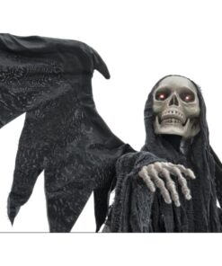 EUROPALMS Halloween Black Angel, 175x100x66cm