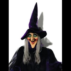 EUROPALMS Halloween figure Witch, animated 175cm
