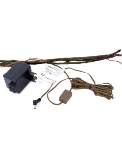 EUROPALMS Heather twine, with LEDs, white, 180cm