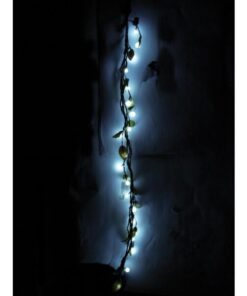 EUROPALMS Heather twine, with LEDs, white, 180cm