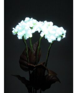 EUROPALMS Hydrangea, white, with flowers, 100 LEDs