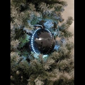 EUROPALMS LED Snowball 15cm, black