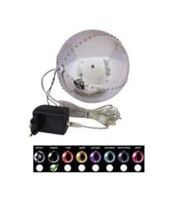 EUROPALMS LED Snowball 15cm, black