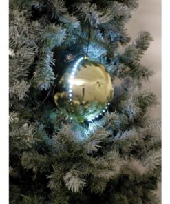 EUROPALMS LED Snowball 15cm, gold