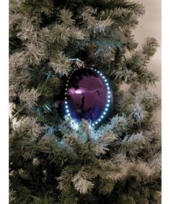 EUROPALMS LED Snowball 15cm, purple