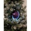 EUROPALMS LED Snowball 8cm, purple 5x
