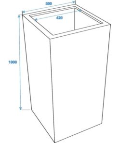 EUROPALMS LEICHTSIN BOX-100, shiny-red