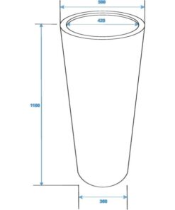 EUROPALMS LEICHTSIN ELEGANCE-110, shiny-black